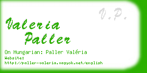 valeria paller business card